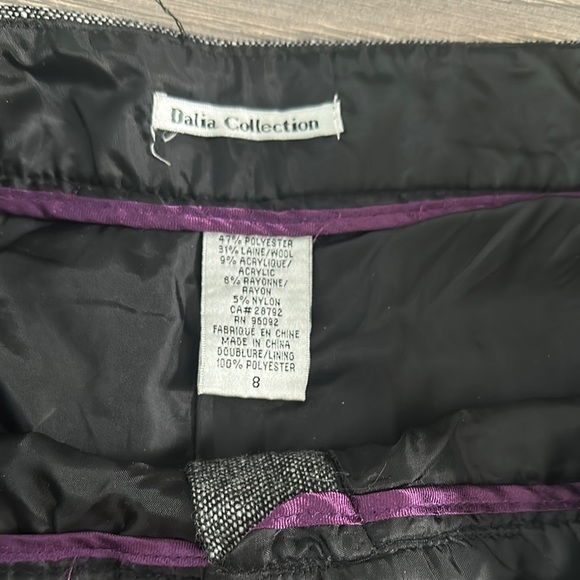 Dalia Collection Gray Textured Wide-Leg Jumpsuit - Picture 2 of 7